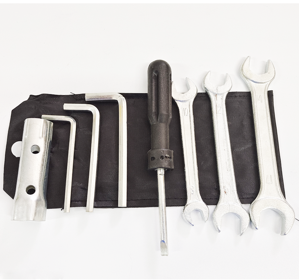 8 Pcs Motorcycle Spark Plug Spanner Wrench Socket Screwdriver Tool Kit Universal