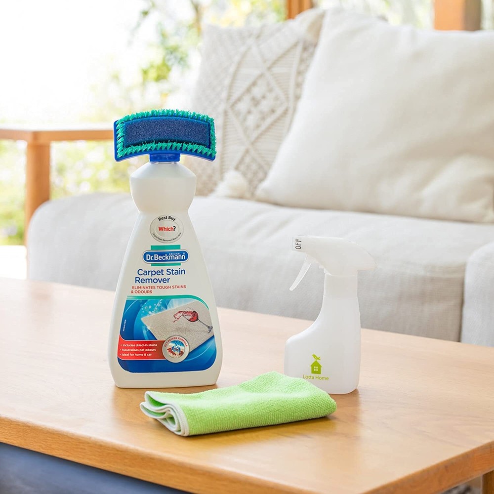Dr. Beckmann Carpet Stain Remover With Cleaning Applicator Brush 650ml