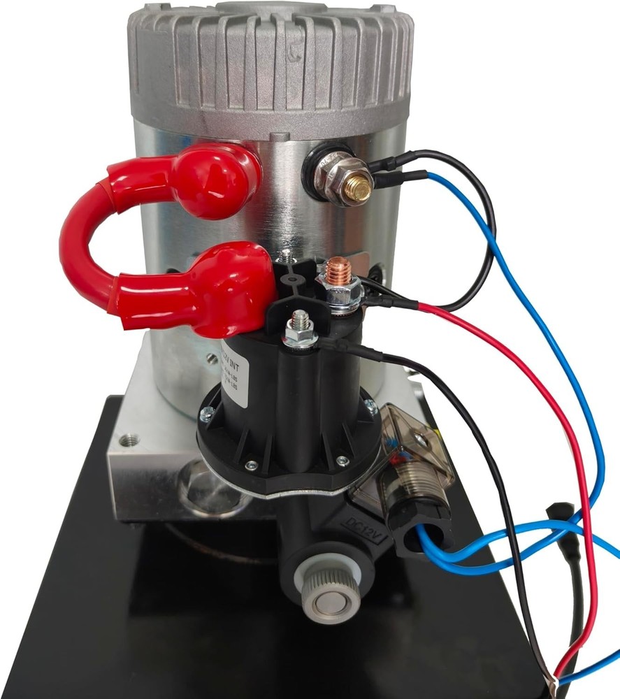 Hydraulic Pump 15 Quart Single Acting Hydraulic Power Unit 12V DC