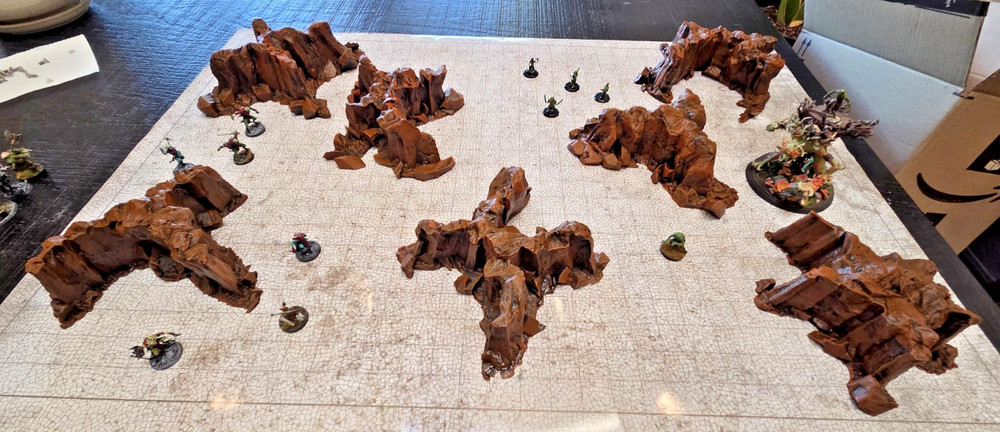 Huge Caverns Scatter Set FULLY PAINTED D&D Pathfinder Warhammer 40K