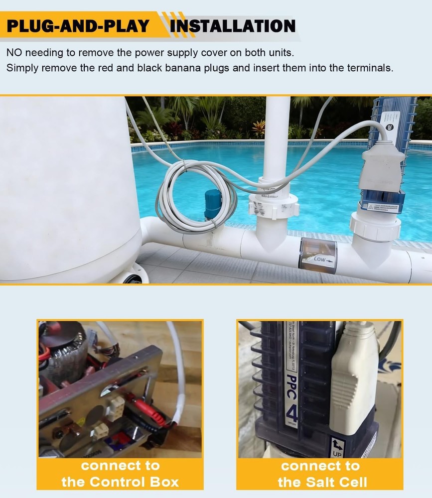 952-ST/DIG Salt Cell Cord Replacement for AutoPilot Salt Chlorination Systems