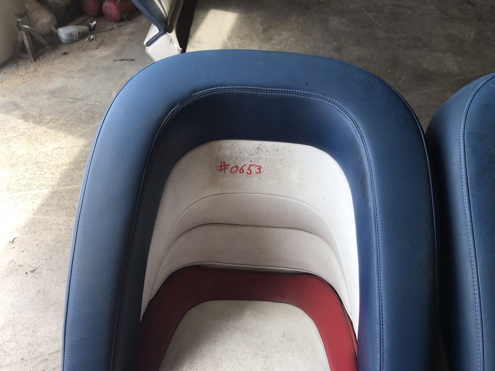 boat captains chairs seats set