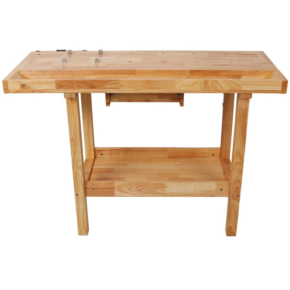 Heavy Duty 48" Wood Workbench with Adjustable Handle 330Lbs Capacity