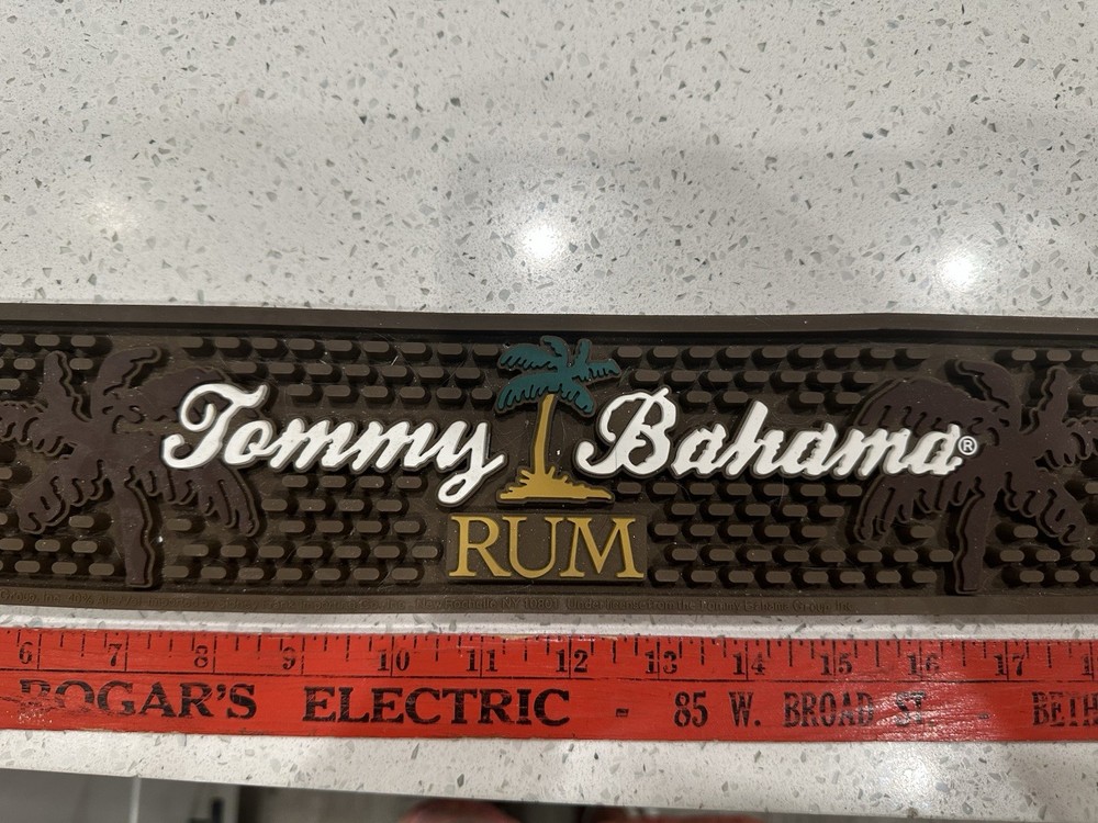 Tommy Bahama RUM Bar Mat Barware Man Cave Pub