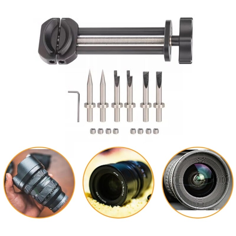 MultiFunction Lens Repair Tool Camera Lens Vise Tool Lens Filter Spanner