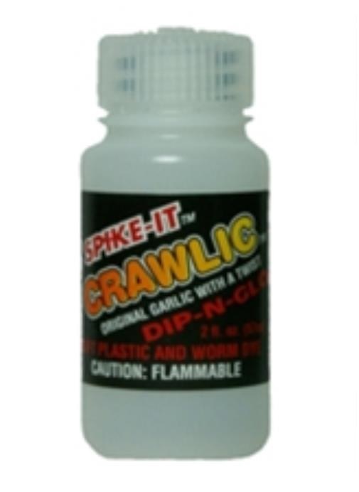 Spike-It Dip-N-Glo Soft Plastic Lure Dye 2oz. - Crawlic Chartreuse