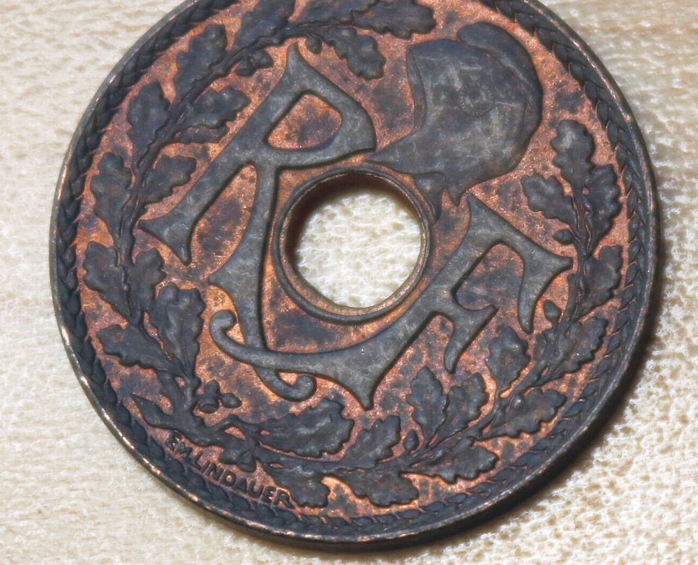1935 French Indo China 1/2 Cent