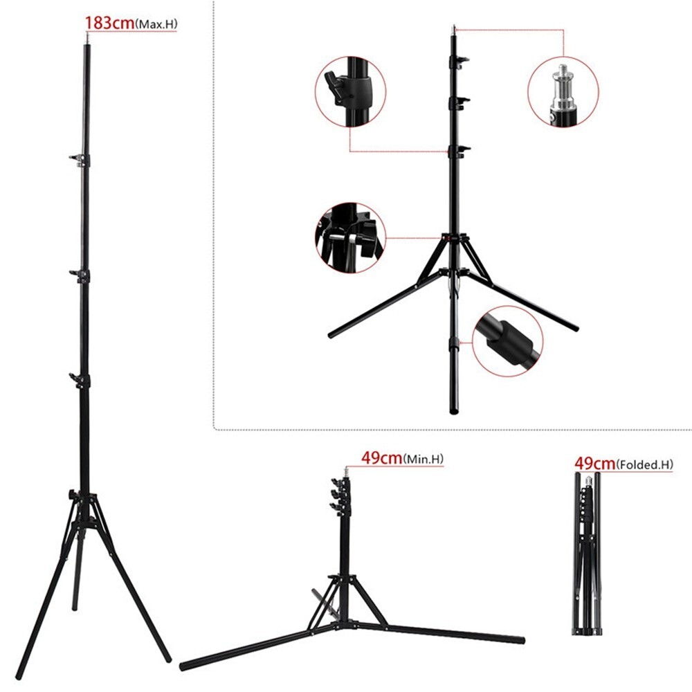 1.83m Light Stand Trifold
