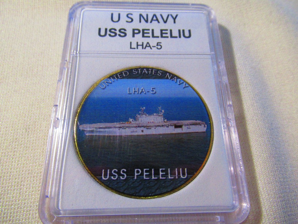 US NAVY - USS Peleliu (LHA-5) Challenge Coin