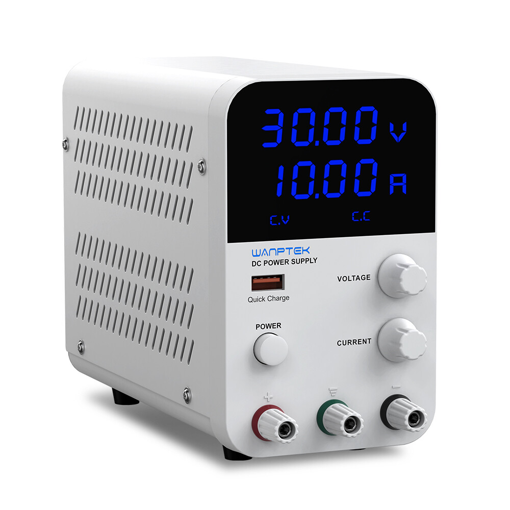 DC Adjustable 0-30V 10A Lab Power Supply Variable High Precision Bench Switching