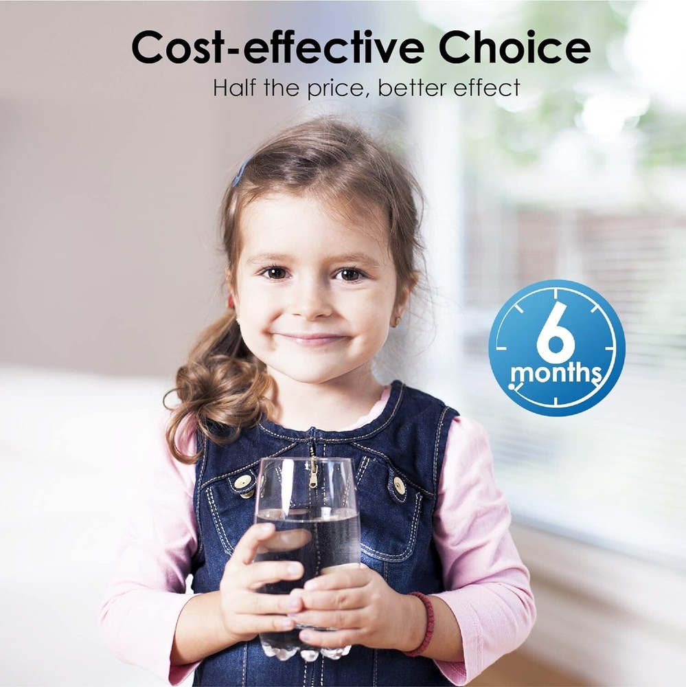 Waterdrop Refrigerator Water Filter, Replacement for GE® RPWFE WITH CHIP (1)