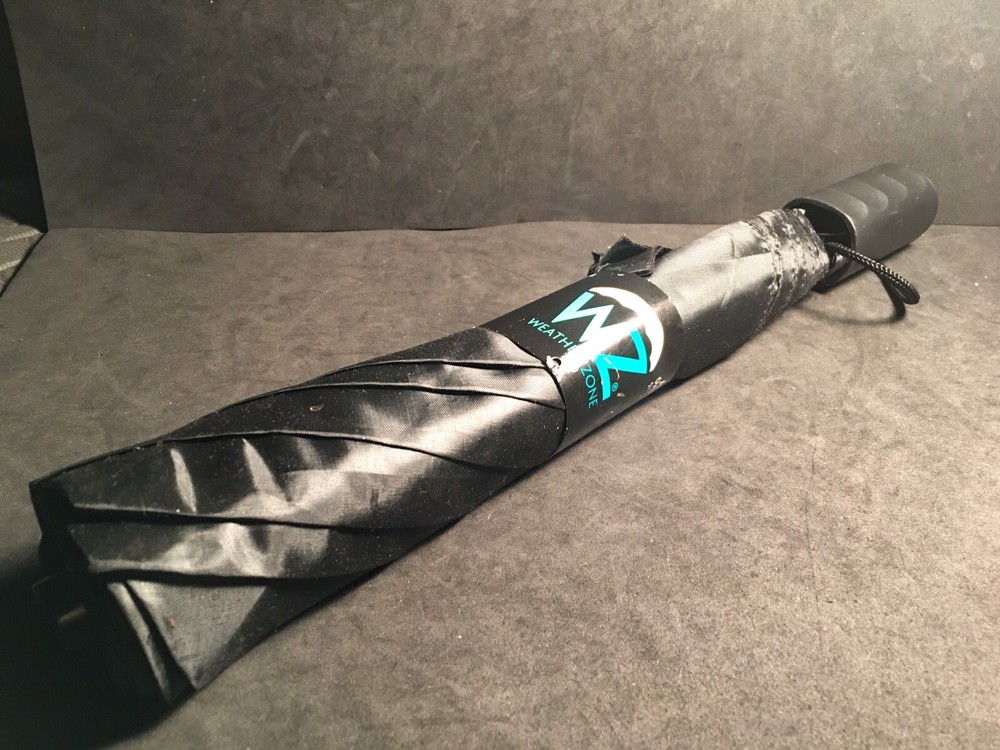 Weather Zone Umbrella, 38 inch, Automatic Open, Black 650