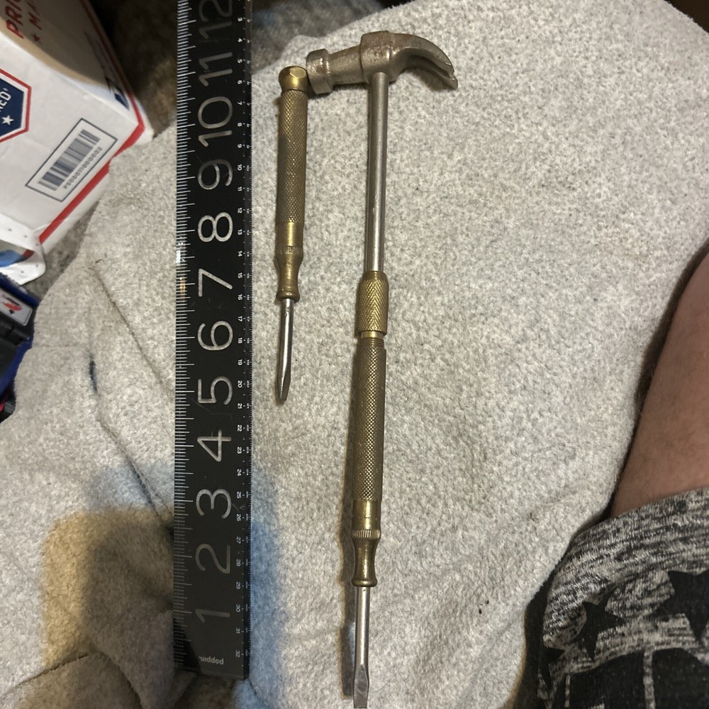 Vintage 4 In 1 Tools Screwdriver And Hammer