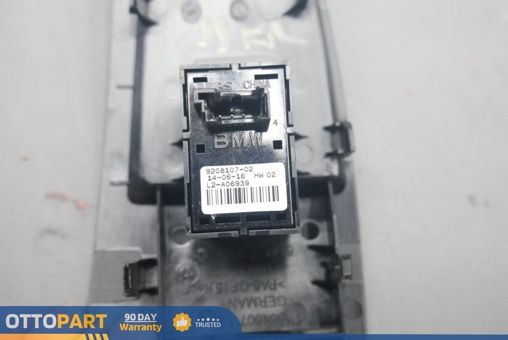 2014-2021 BMW i3 Front Right Passanger Side Power Window Master Control Switch