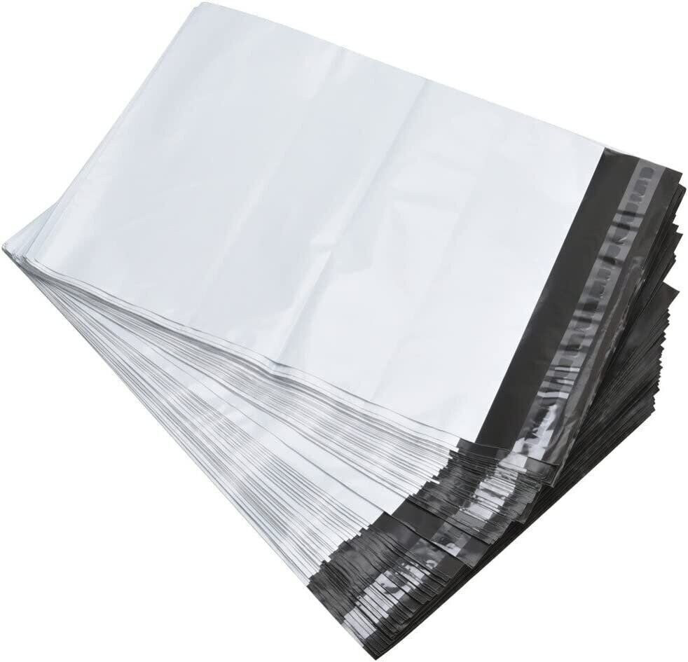 White Poly Mailers Shipping Envelopes, 1,000 Count Self-Sealing Envelopes,...