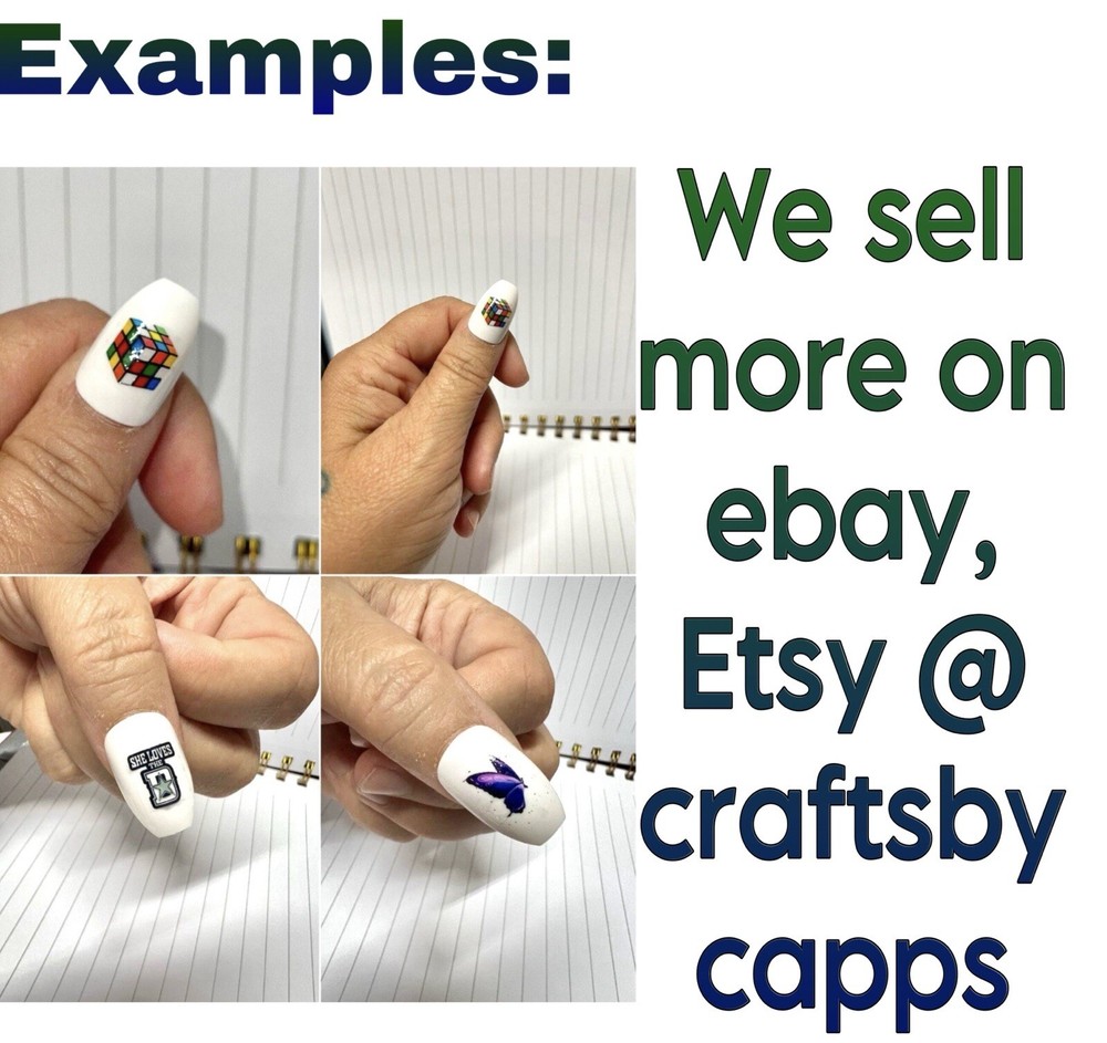 Sprite Nail Decals Set Of 50