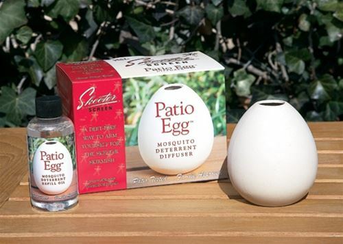 Skeeter Screen Patio Egg Mosquito Deterrent Diffuser Deet-Free NIB