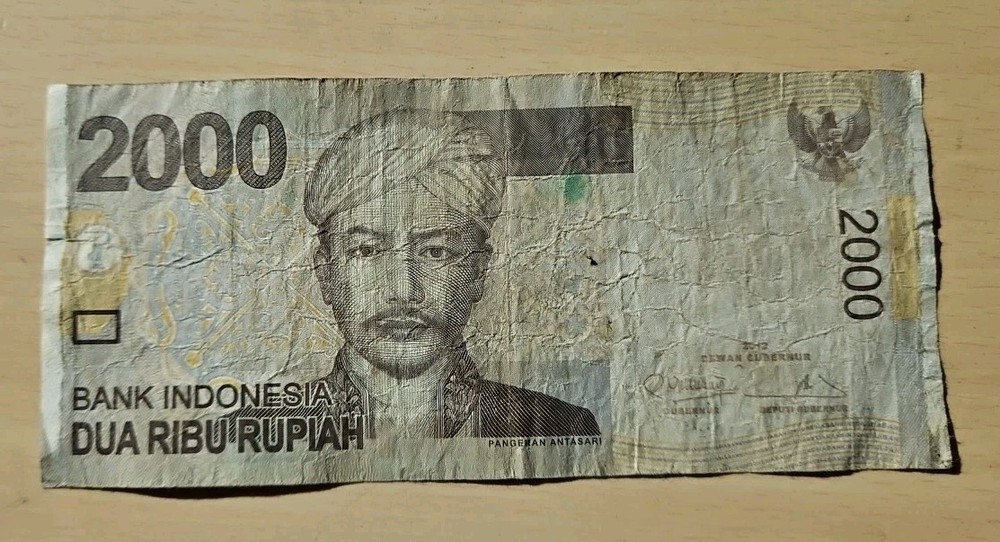 2012 Indonesia 2000 Rupiah Note