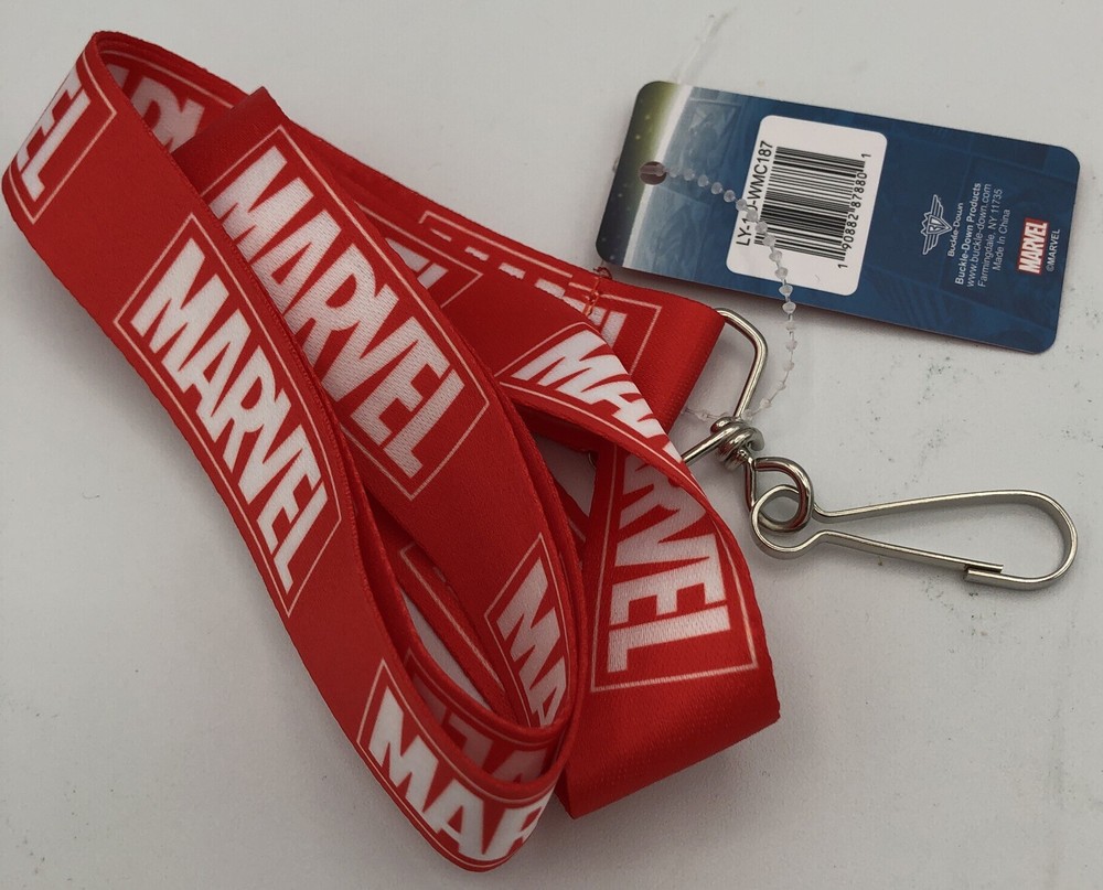 Marvel Red Lanyard NWT New with tags Buckle-Down