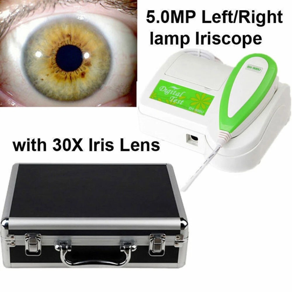 New 5.0MP USB Iriscope Iris Analyzer Iridology Camera Iris Software with English