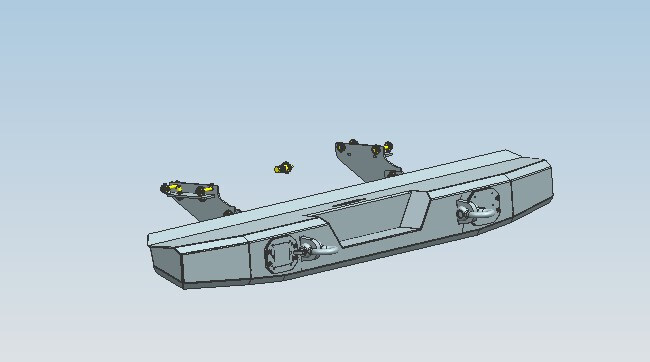 Can-Am Defender Rear Bumper