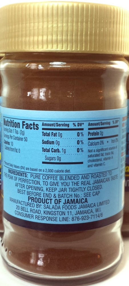 Jamaica Mountain Peak Instant Coffee 3.5 oz