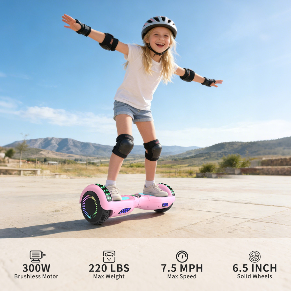 Commugo 6.5'' Hoverboard Electric Bluetooth Self-Balancing Scooter kid UL 2272