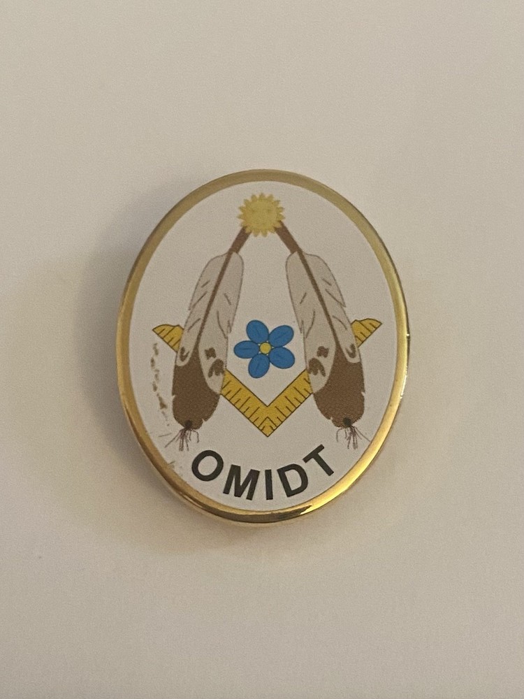 Oklahoma Masonic Indian Degree Team Lapel Pin P190