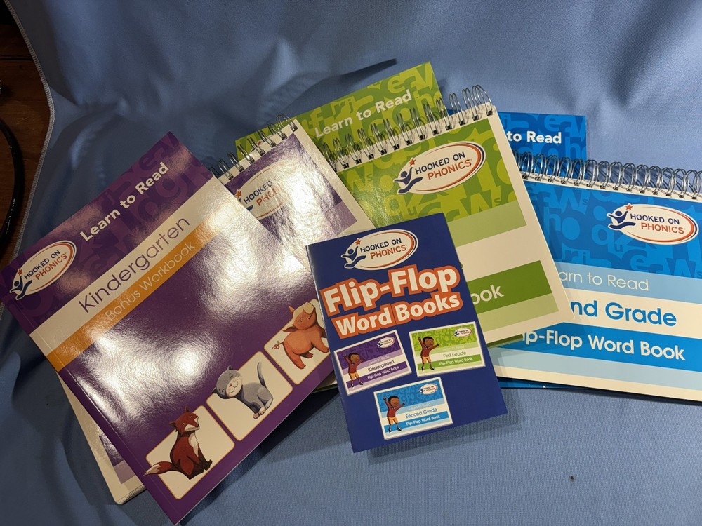 Hooked on Phonics Master Reader 2nd-6th Gr Kinder 1st 2nd COMPLETE More New Open