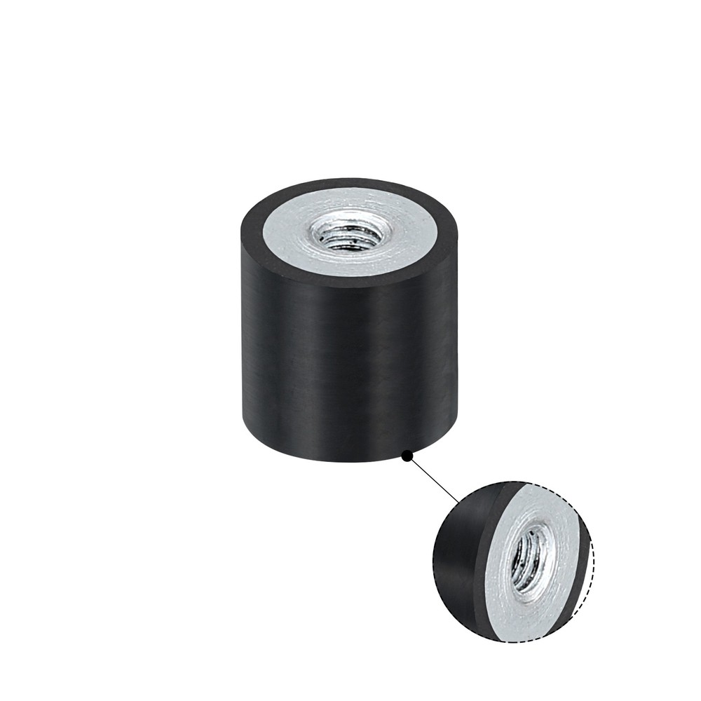 10 x 10mm M3 Thread Female Rubber Mounts Silent Block Base Block