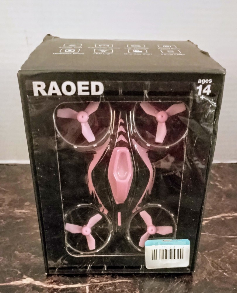 New Raoed EC210 Drone With Remote Controller(pink) Beginners Drone Easy To Use