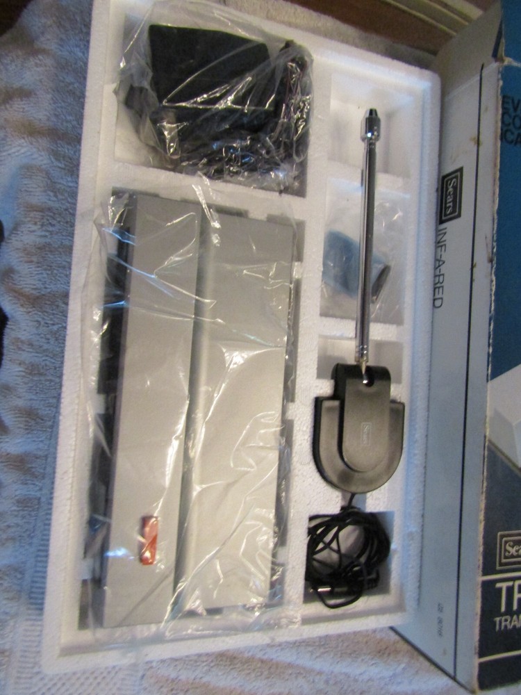 Vintage Sears Infared Wireless Transmitter & Microphone Communication Device NOS