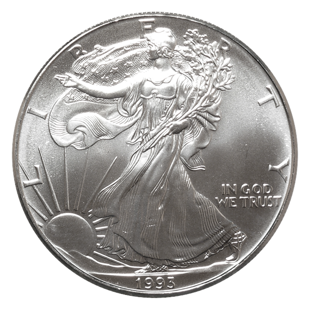1993 $1 American Silver Eagle 1 oz Brilliant Uncirculated
