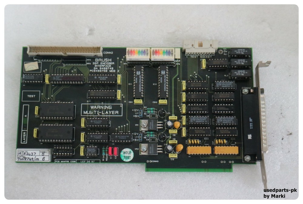 BRUSH DSP ENCODER INTERFACE GA 9469749 PC9469750 BOARD LEF 36 97
