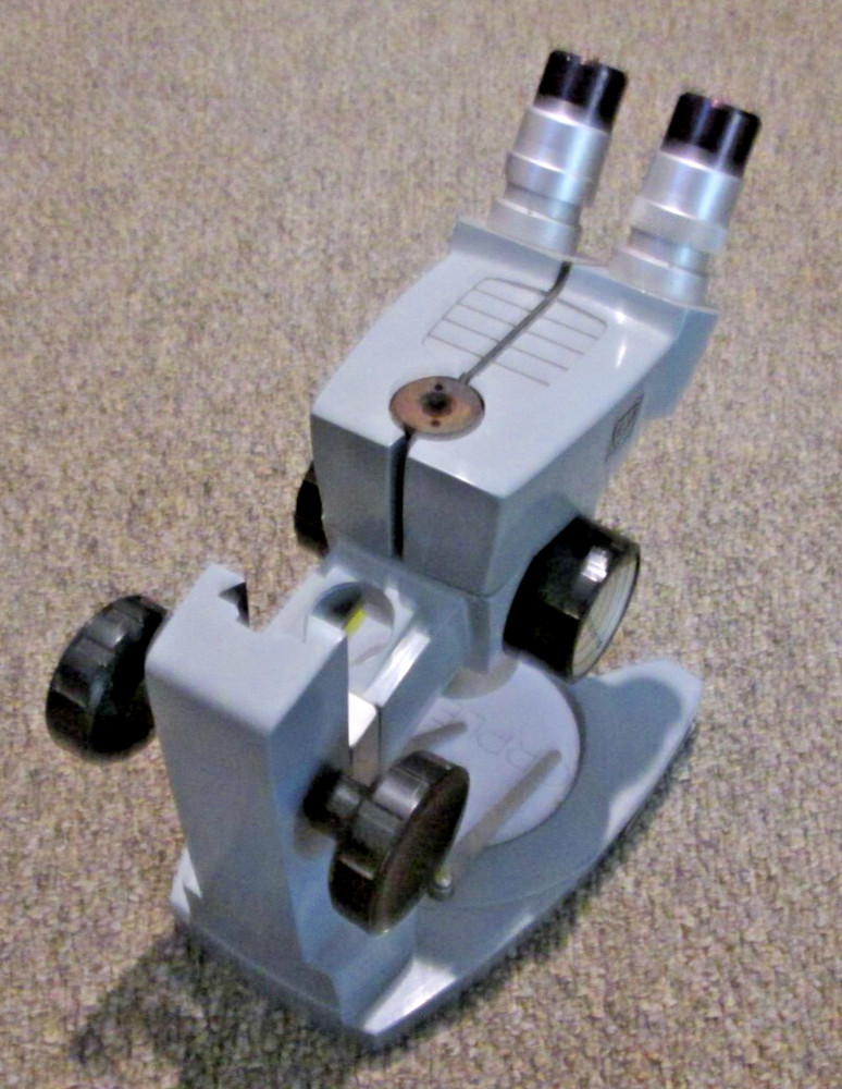 American Optical (AO) Spencer stereo transmitted microscope Cycloptic 10x Lense