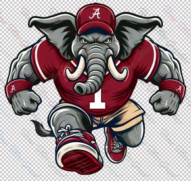 Alabama Crimson Tide Refrigerator Magnet Die Cut Laminated
