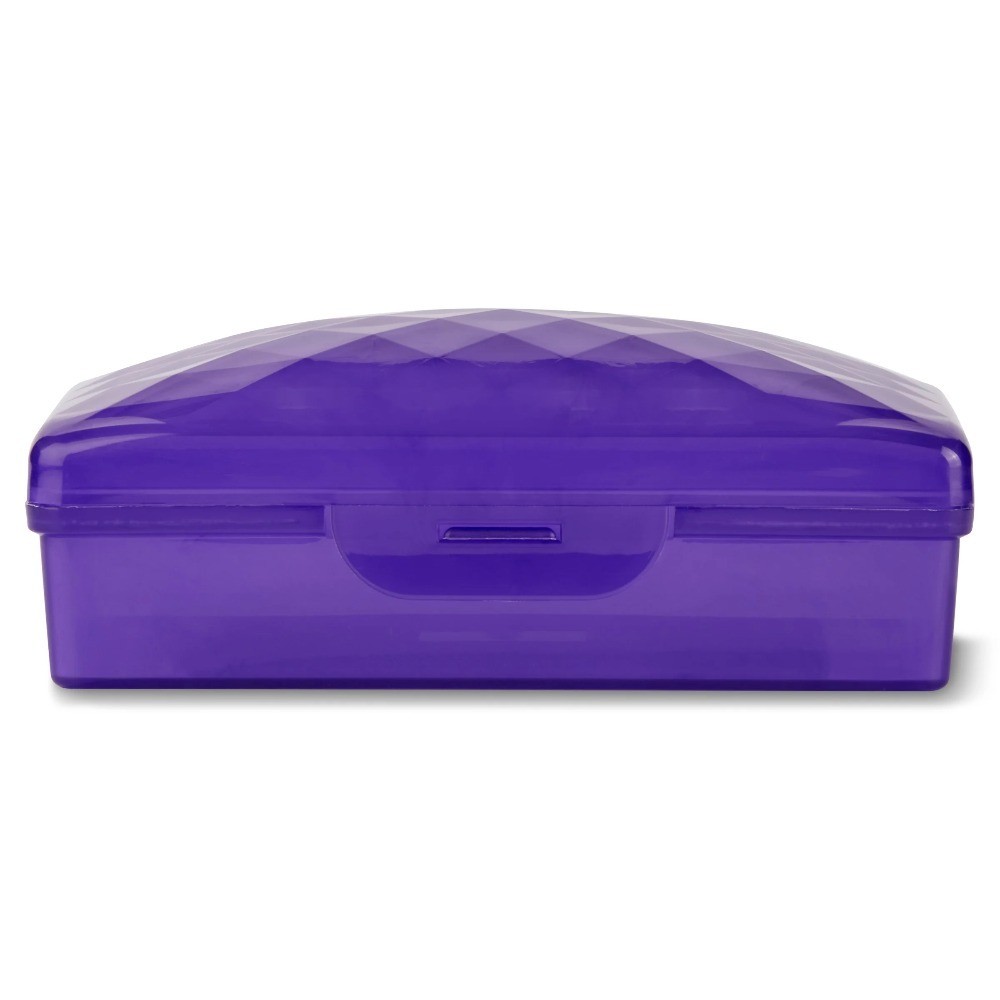 Plastic Travel Soap Container Leak Proof Storage Case 4 Pack Assorted Colors