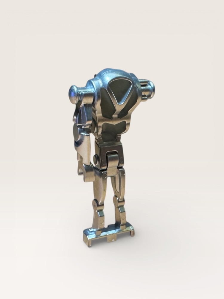 Chrome Blue Super Battle Droids - 4 Count