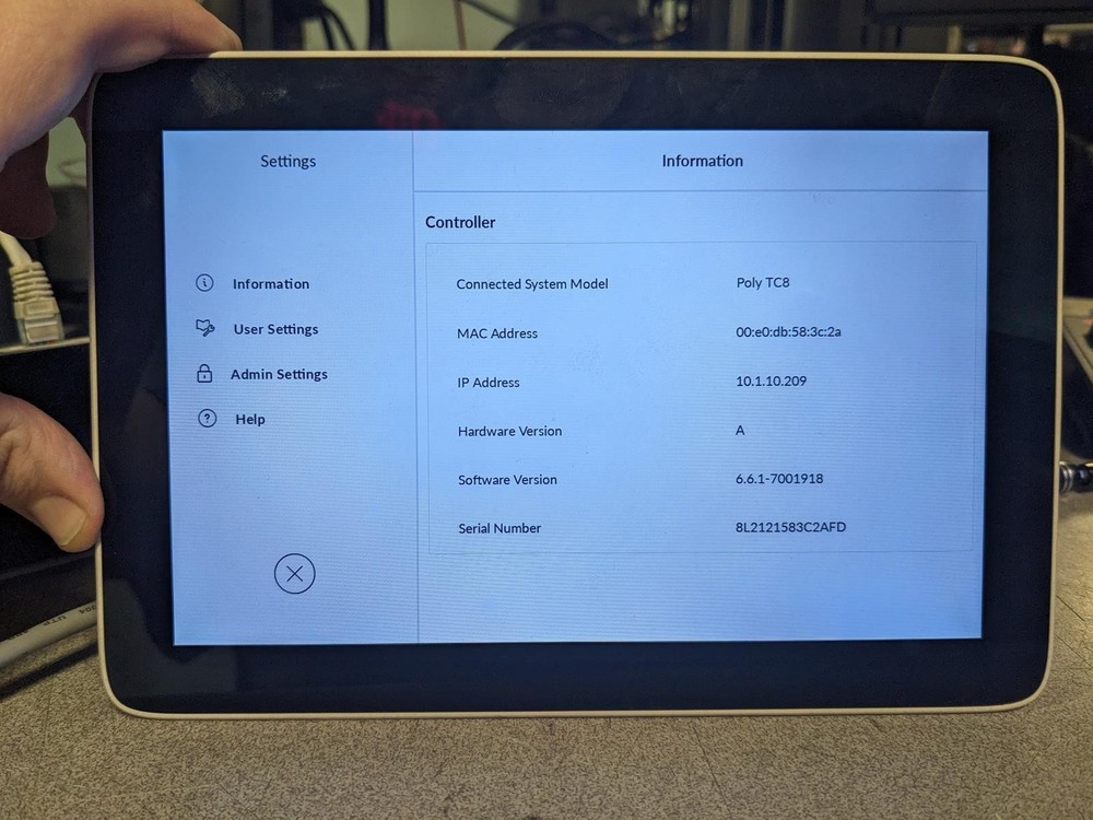 POLY STUDIO X30 ALL-IN-ONE VIDEO BAR W/ TC8 TOUCH CONTROLLER