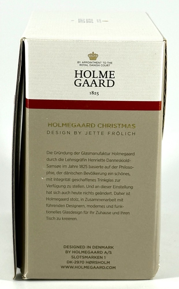 HOLMEGAARD Christmas Collection 2019 Crystal BOWL , In BOX!