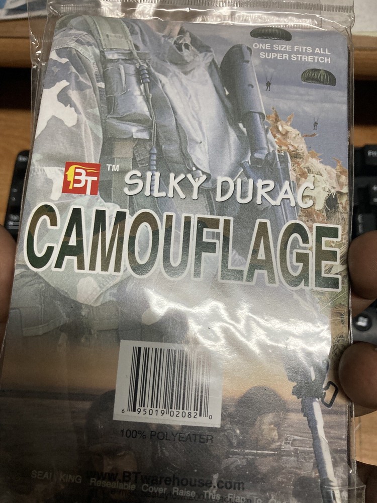 SILKY DURAC CAMOUFLAGE SUPER STRETCH ONE SIZE FITS ALL