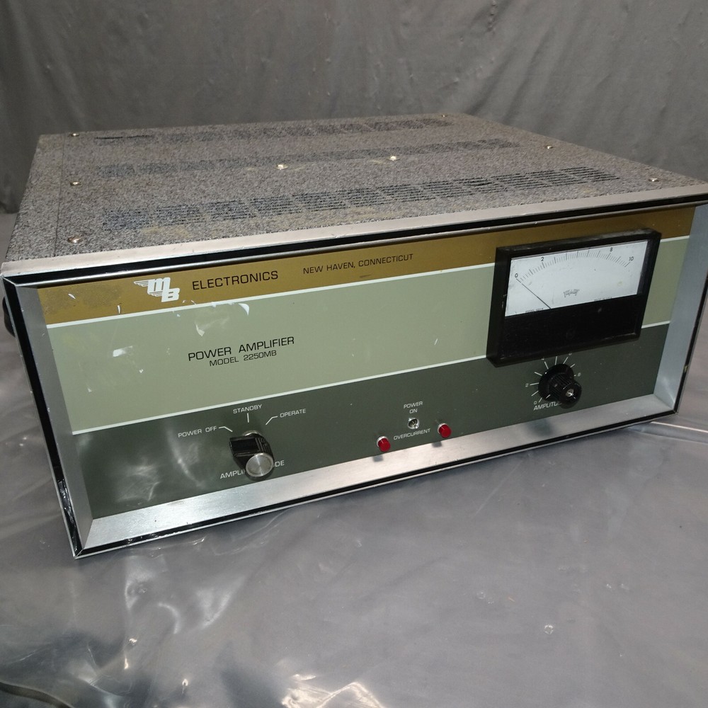 MB ELECTRONICS POWER AMPLIFIER 2250MB s/n 839