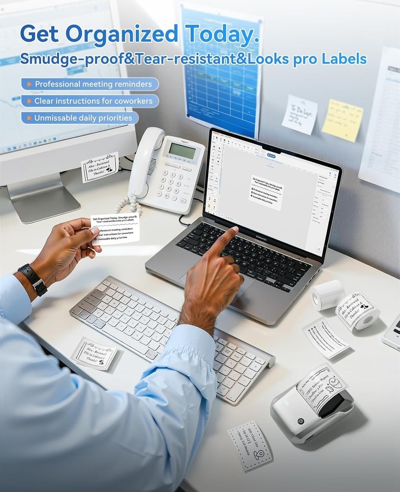 B1 Label Printer with Rechargeable Battery