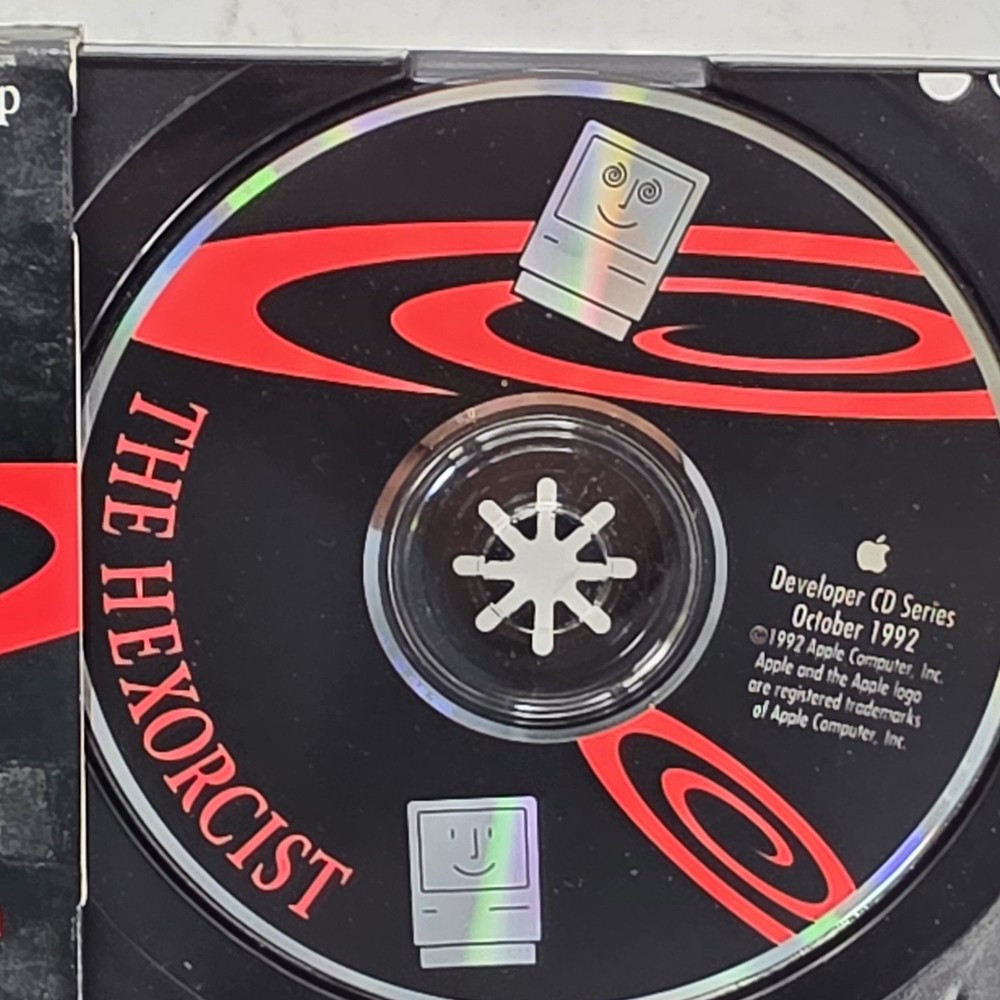1992 Apple Developer CD “The HEXorcist” October Vintage Macintosh Disc