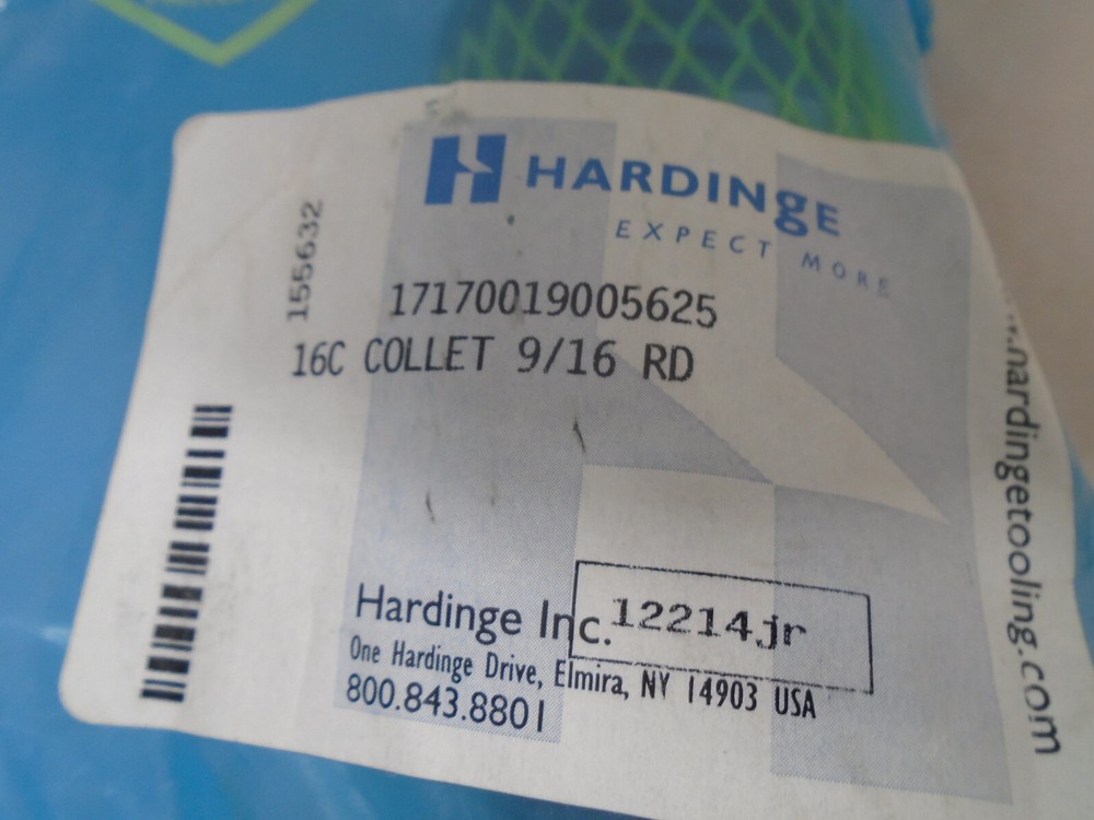 HARDINGE 16 C 9/16 COLLET