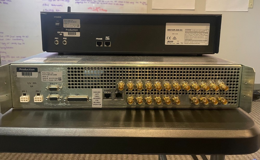 ROSS CROSSOVER 12-INPUT FRAME AND PANEL, VIDEO SWITCHER