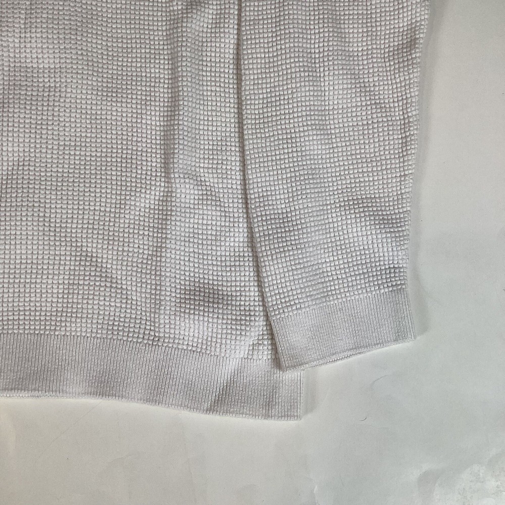 Pull & Bear Mens Sweater Long Sleeve Sz XL Comfort Crew Neck Soft White Pullover