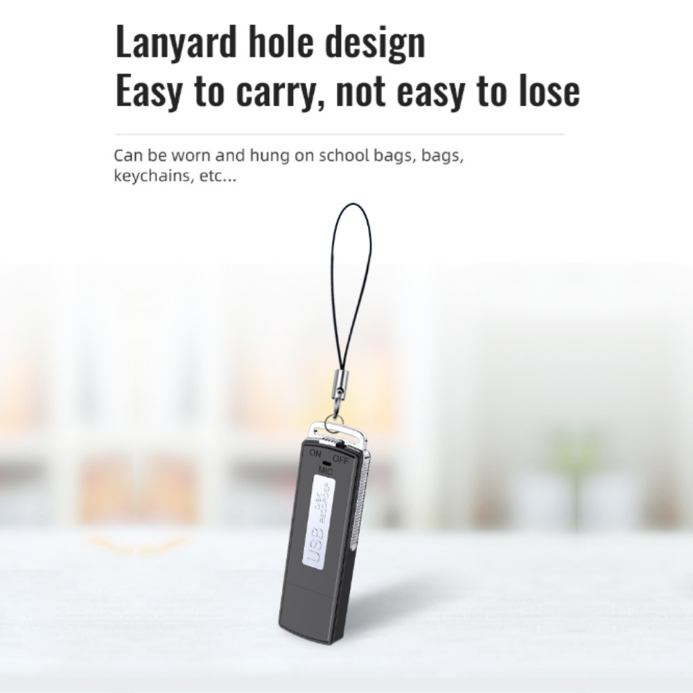 Mini USB Voice Activated Bug Digital Sound Audio Recorder Dictaphone MP3 Player