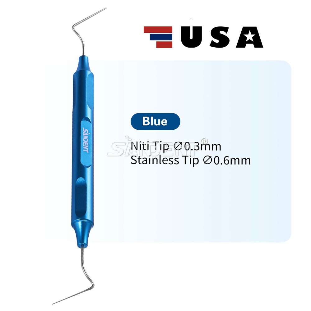 Dental Endo Hand Plugger Tip Fill Obturation Root Canal Vertical 4 Sizes