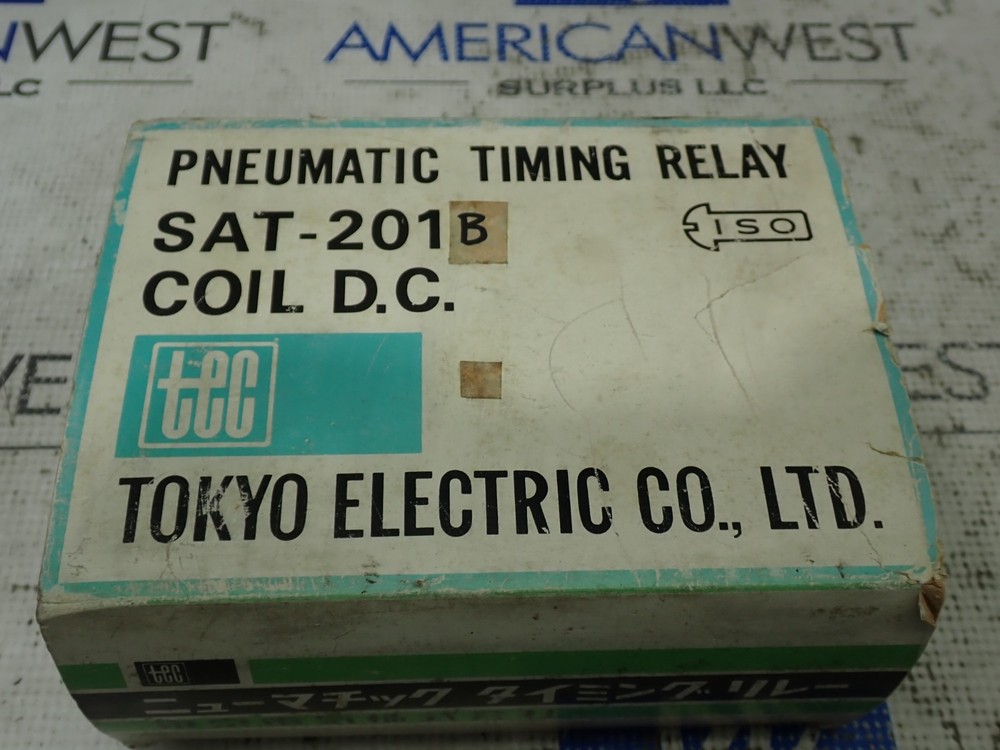 TEC SAT-201B Pneumatic Timing Relay 120V Coil